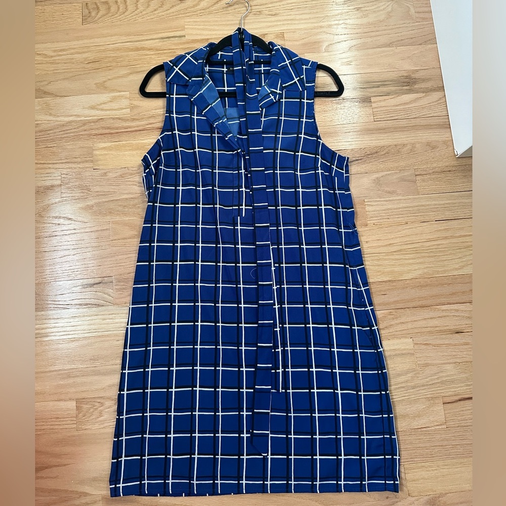 Banana Republic Blue Shift Dress Size 6